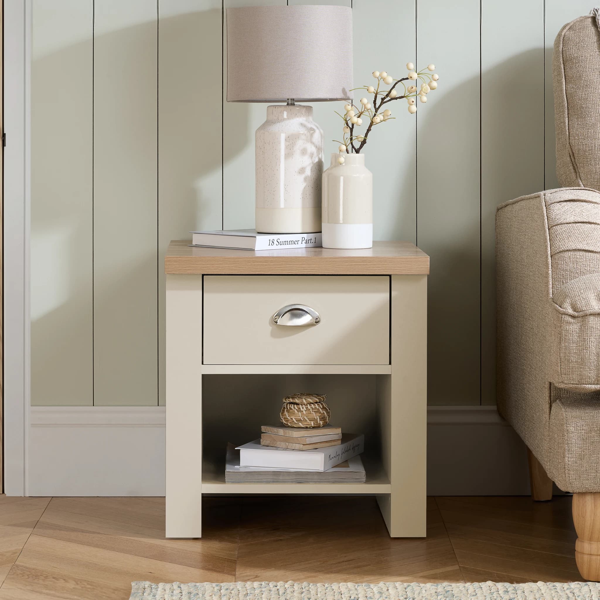 Highgate 1 Drawer Lamp Table - Side tables, photo 9 of 10