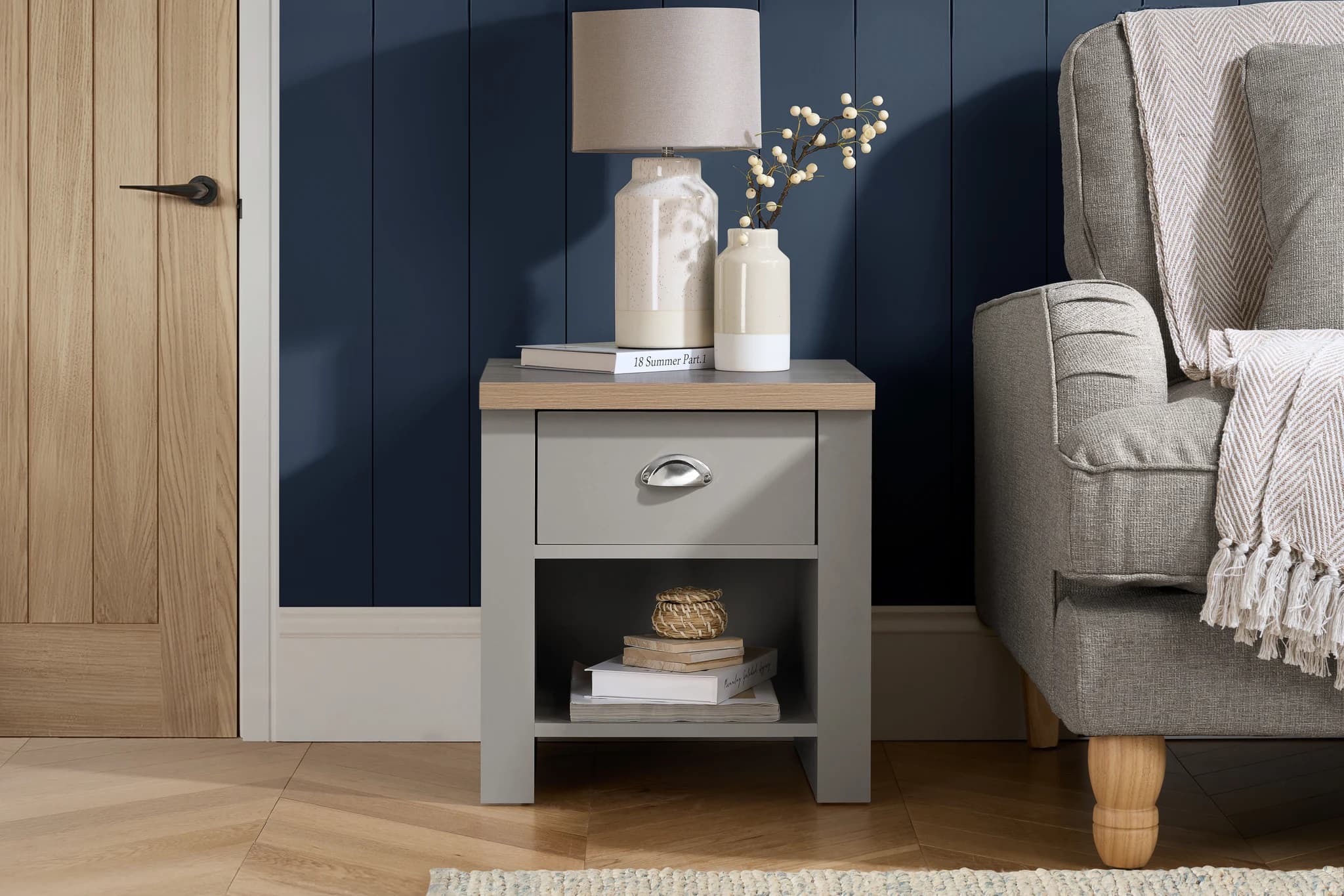 Highgate 1 Drawer Lamp Table - Side tables, photo 2 of 10