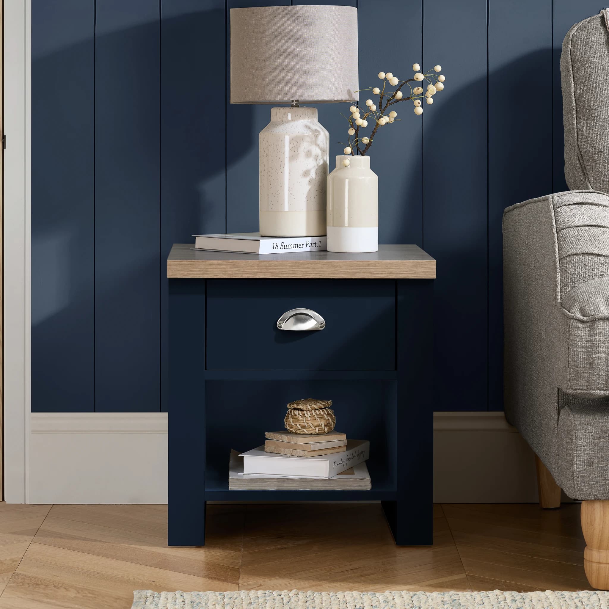 Highgate 1 Drawer Lamp Table - Side tables, photo 10 of 10