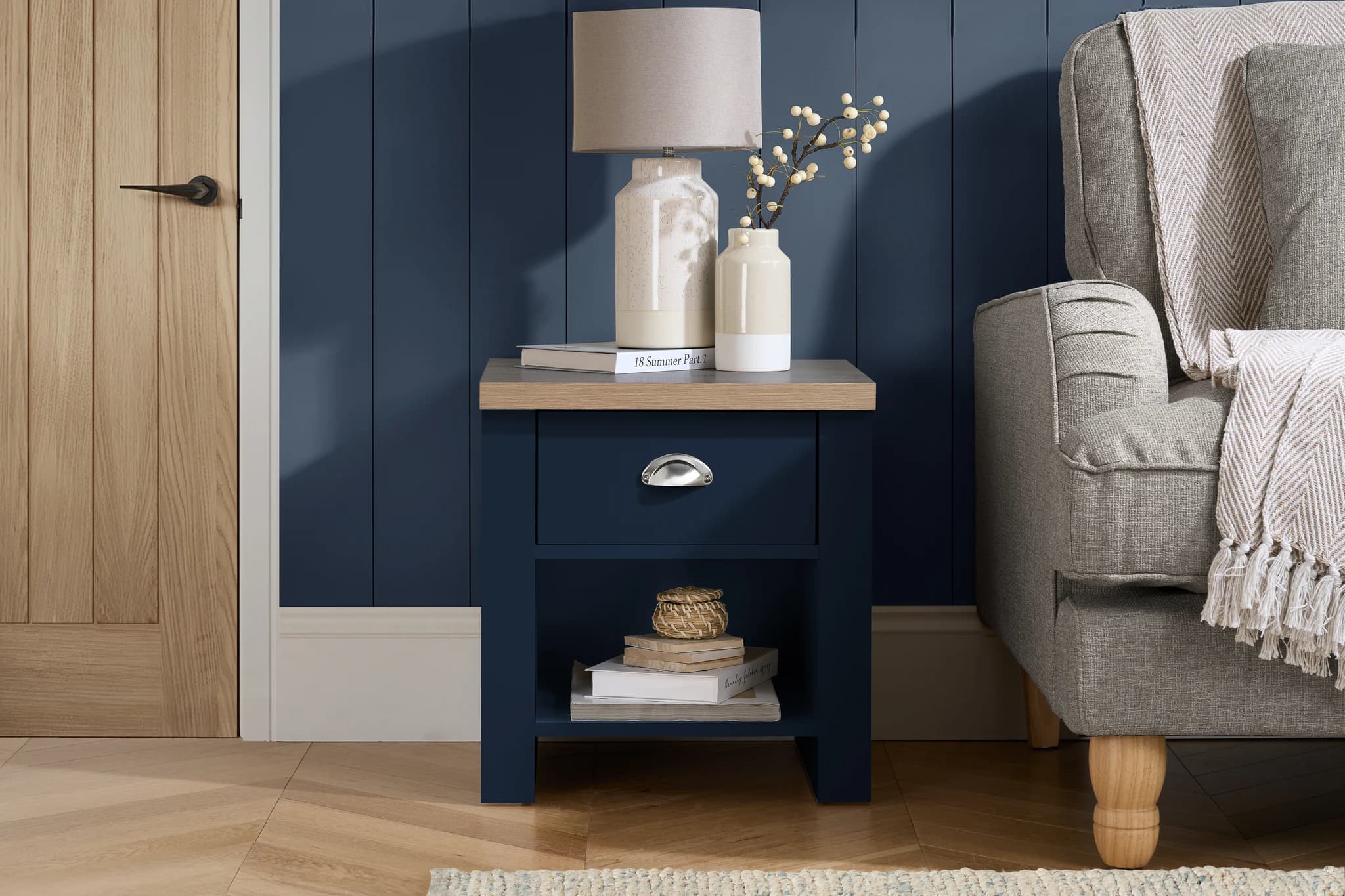 Highgate 1 Drawer Lamp Table - Side tables, photo 2 of 10