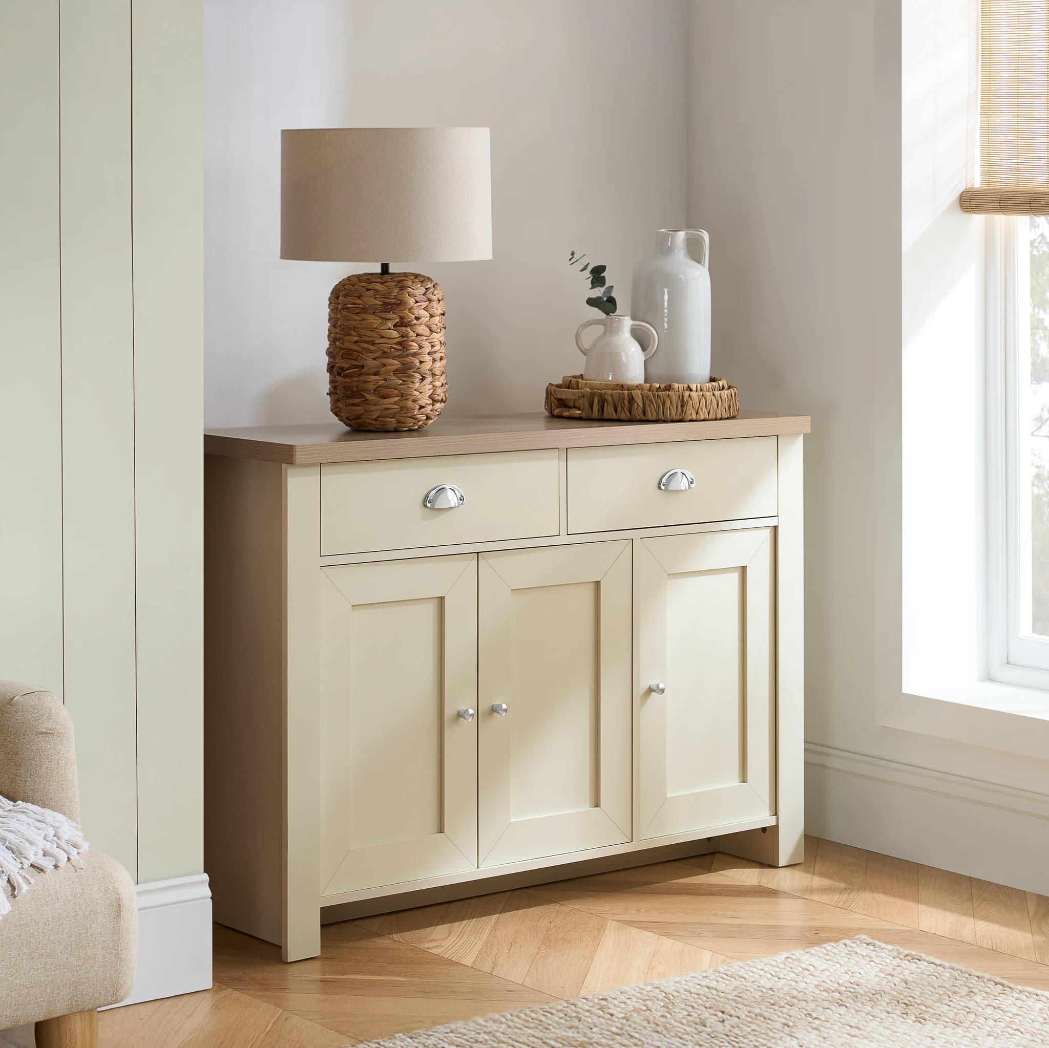Highgate 3 Door 2 Drawer Sideboard - Sideboards, photo 10 of 10