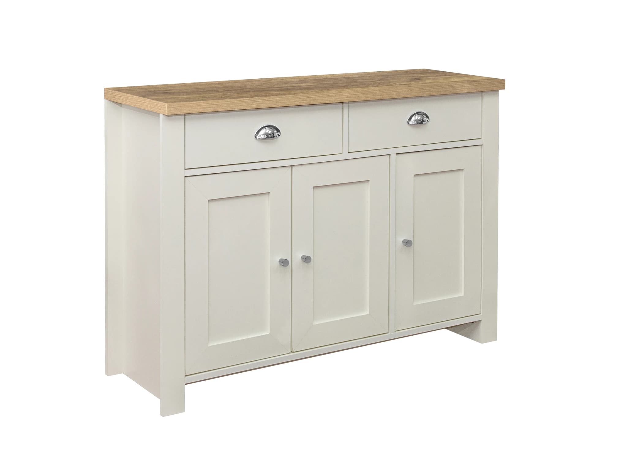 Highgate 3 Door 2 Drawer Sideboard - Sideboards, photo 3 of 10