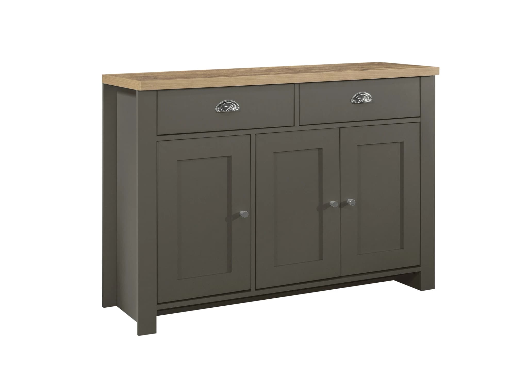 Highgate 3 Door 2 Drawer Sideboard - Sideboards, photo 3 of 10