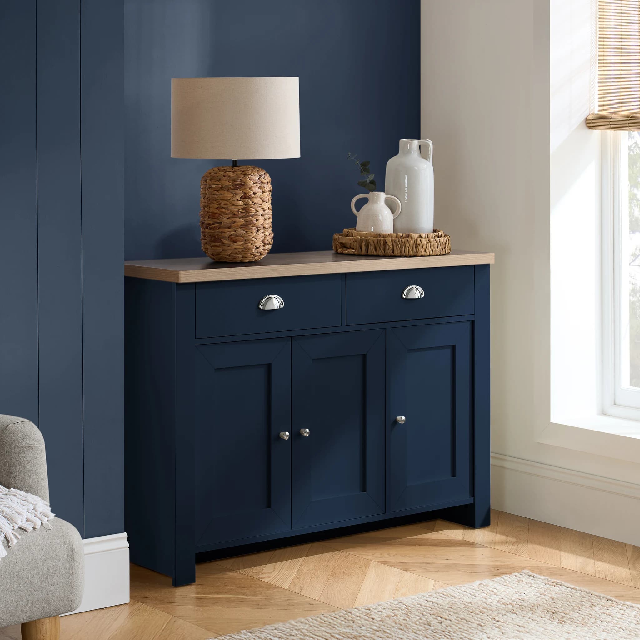 Highgate 3 Door 2 Drawer Sideboard - Sideboards, photo 2 of 10