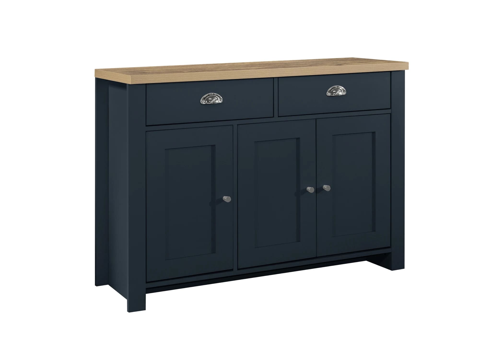 Highgate 3 Door 2 Drawer Sideboard - Sideboards, photo 3 of 10