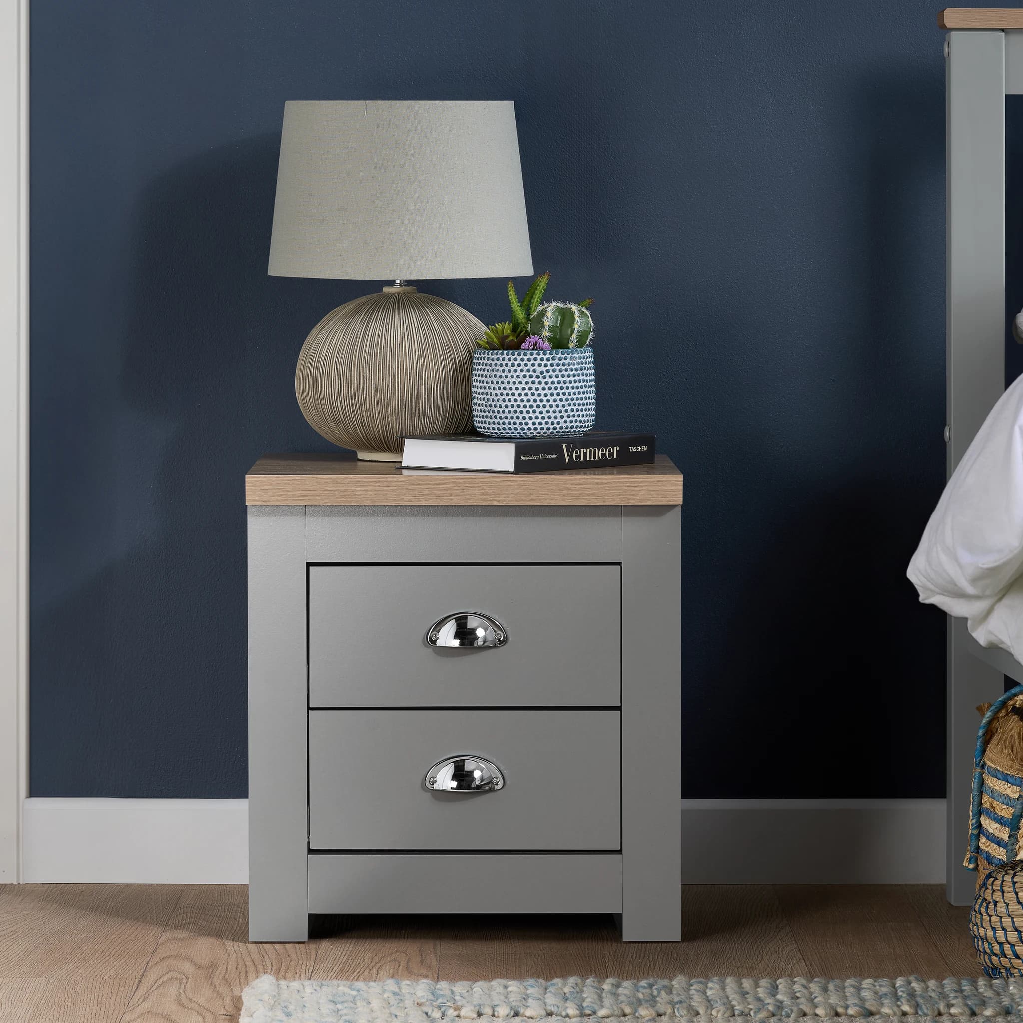 Highgate 2 Drawer Bedside - Bedside tables, photo 2 of 8