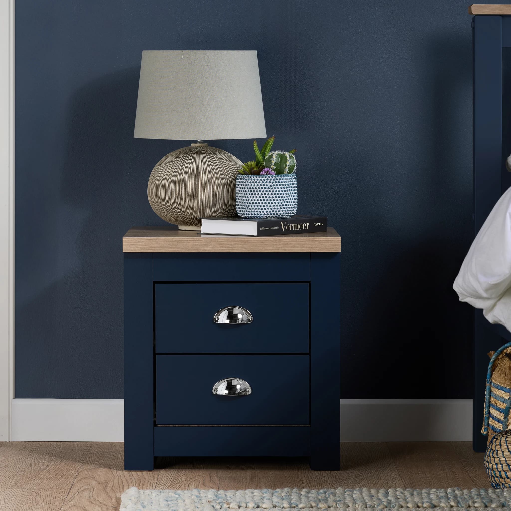 Highgate 2 Drawer Bedside - Bedside tables, photo 2 of 8
