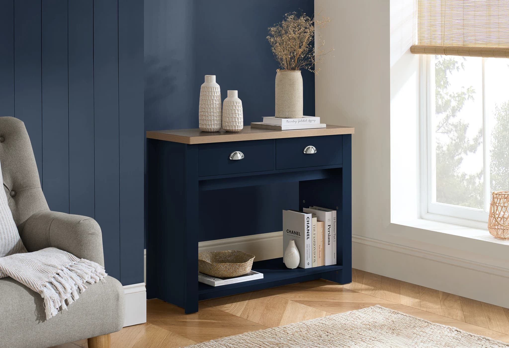 Highgate 2 Drawer Console Table - Console tables, photo 2 of 10