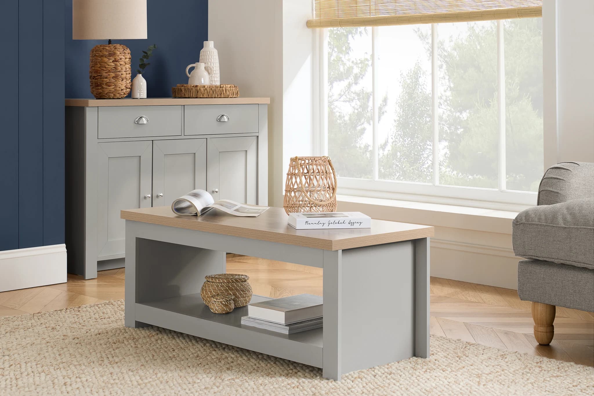 Highgate 2 Drawer Coffee Table - Coffee tables, photo 7 of 10