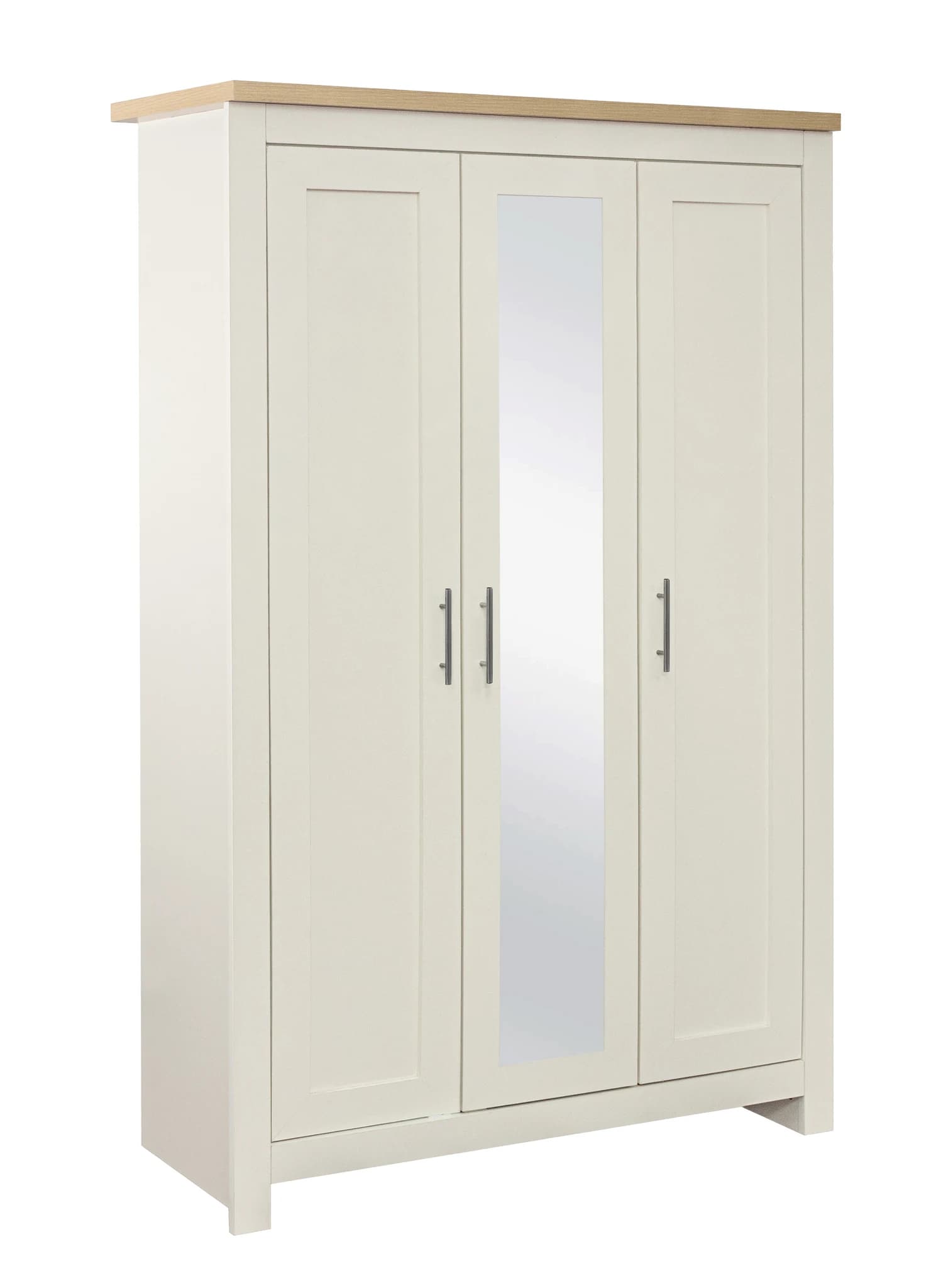 Highgate 3 Door Wardrobe With Mirror - Wardrobes, photo 3 of 10