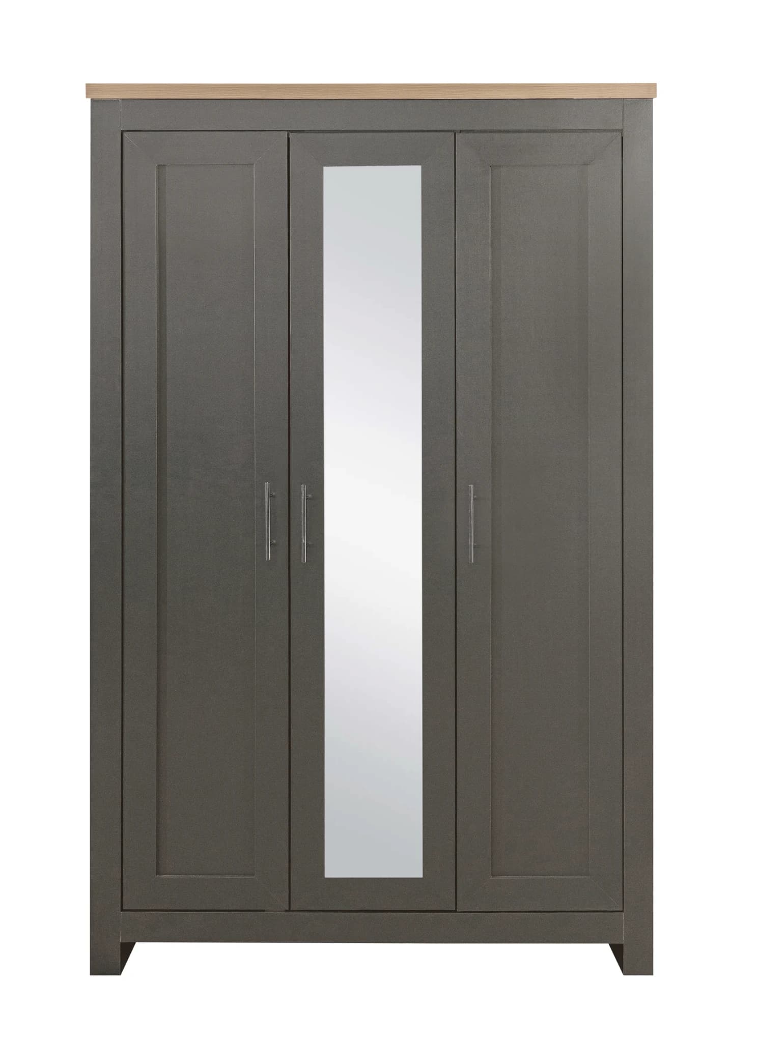 Highgate 3 Door Wardrobe With Mirror - Wardrobes, photo 4 of 10