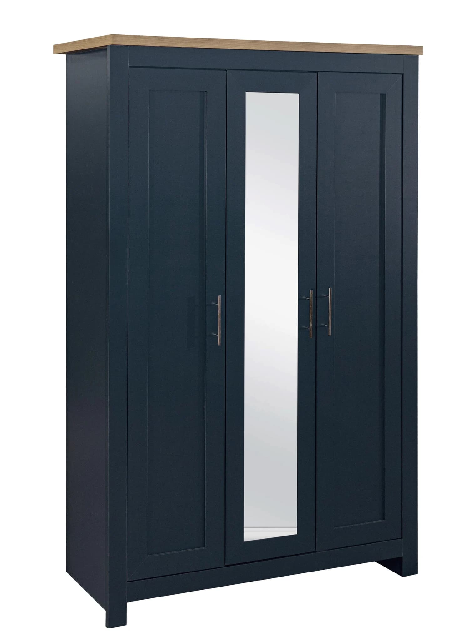 Highgate 3 Door Wardrobe With Mirror - Wardrobes, photo 3 of 10