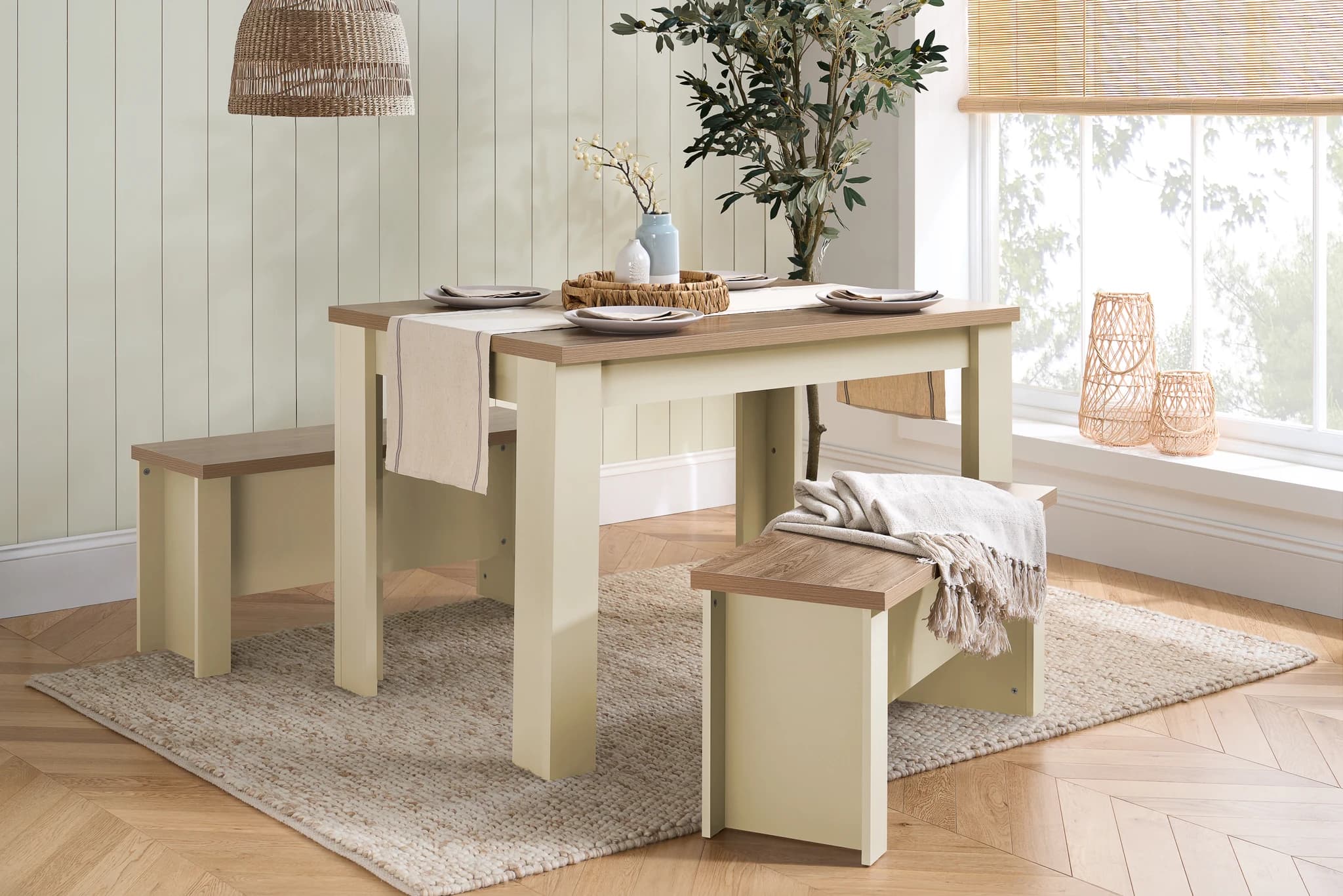 Highgate Dining Table & Bench Set - Benches, photo 2 of 10