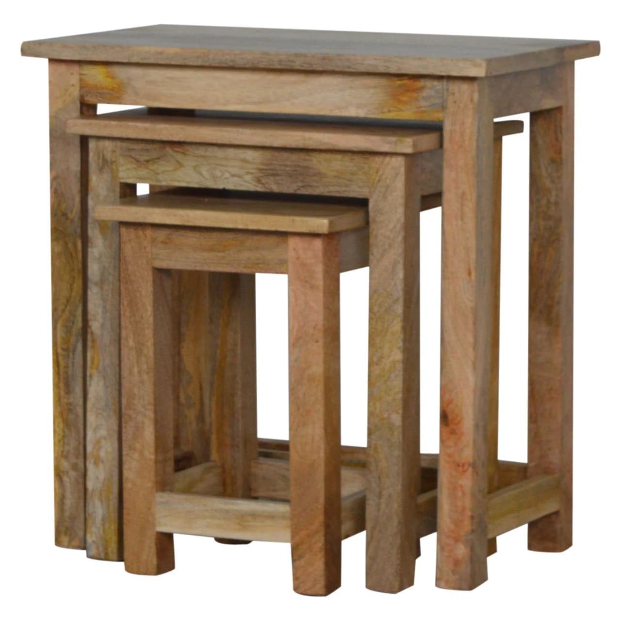Country Solid Wood Stool Set of 3 - Stools & bar stools, photo 10 of 10