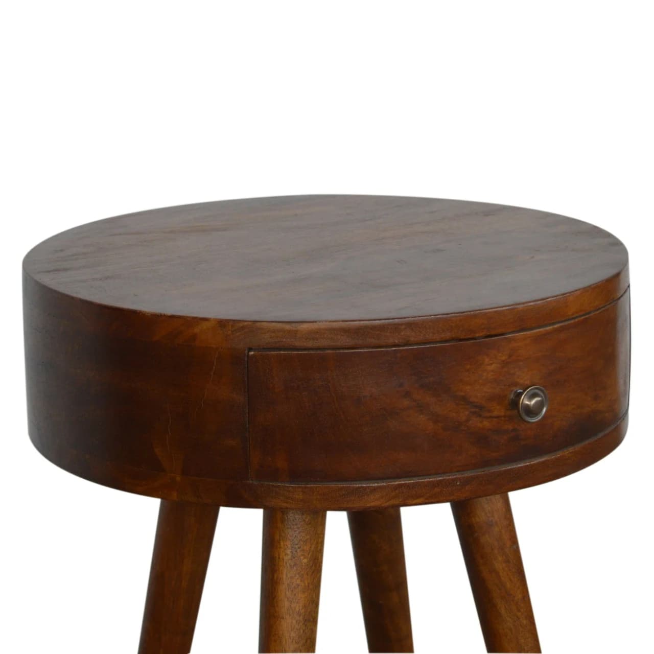 Nordic Chestnut Circular Bedside - Bedside tables, photo 4 of 9