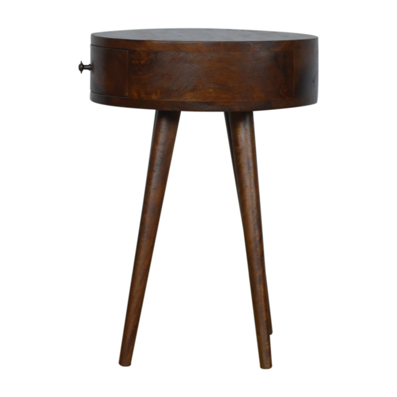 Nordic Chestnut Circular Bedside - Bedside tables, photo 8 of 9