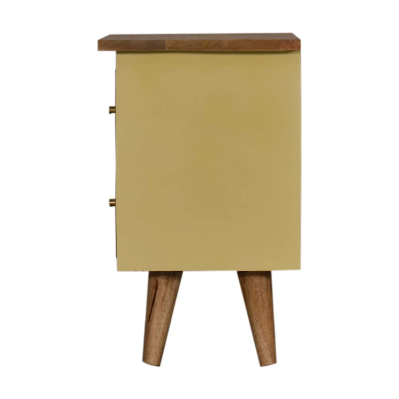 Yellow Hand Painted Bedside - Bedside tables, photo 8 of 10