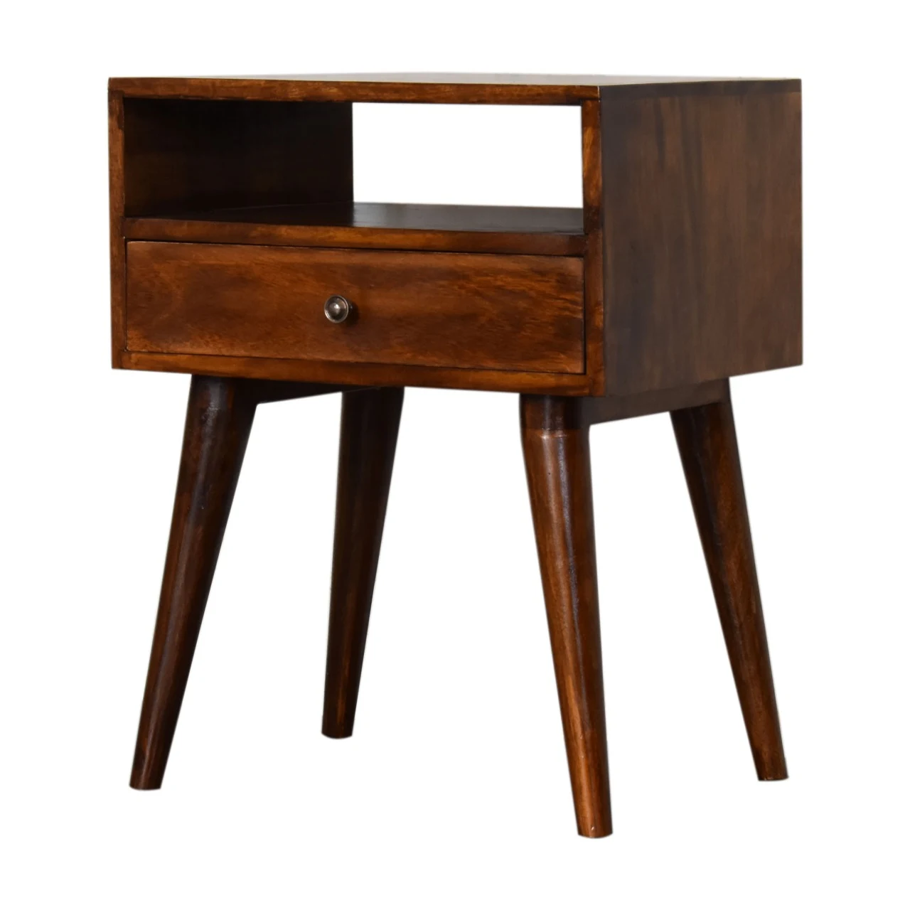 Modern Chestnut Solid Wood Bedside - Bedside tables, photo 3 of 10