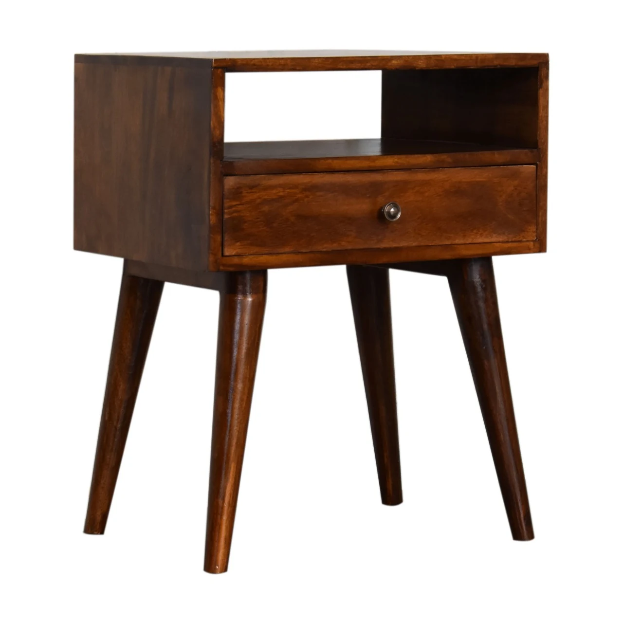 Modern Chestnut Solid Wood Bedside - Bedside tables, photo 4 of 10