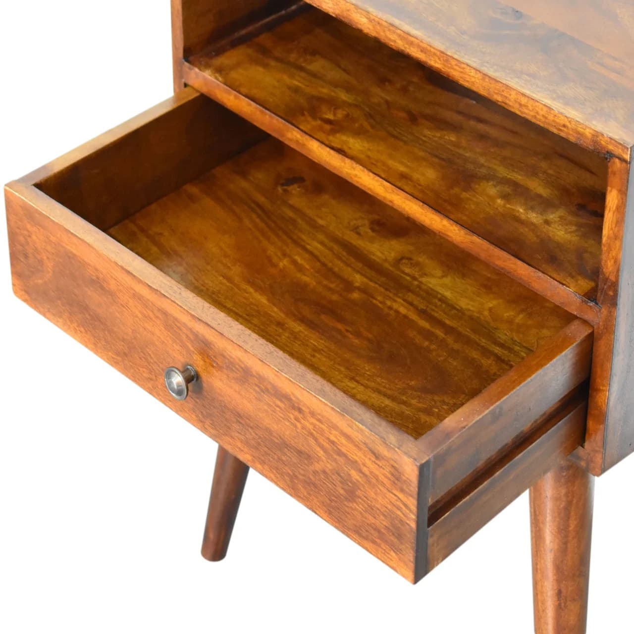 Modern Chestnut Solid Wood Bedside - Bedside tables, photo 7 of 10