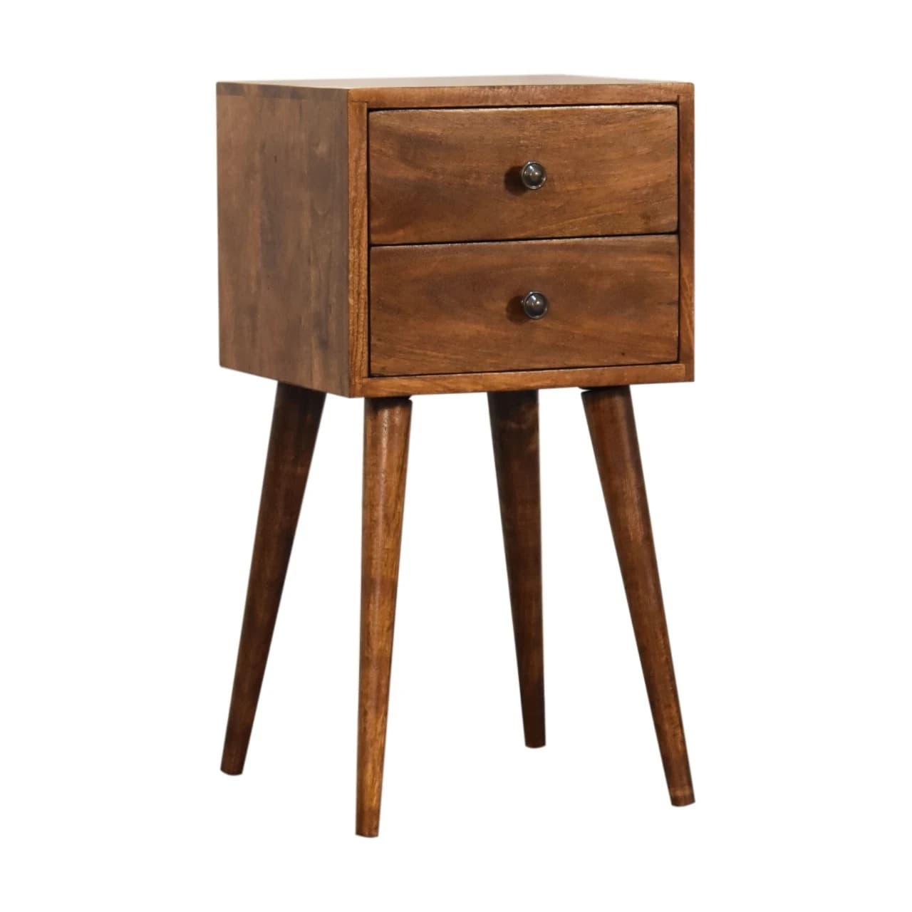 Mini 2 Drawer Chestnut Bedside - Bedside tables, photo 3 of 8
