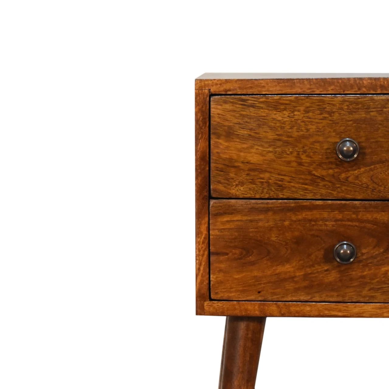 Mini 2 Drawer Chestnut Bedside - Bedside tables, photo 4 of 8