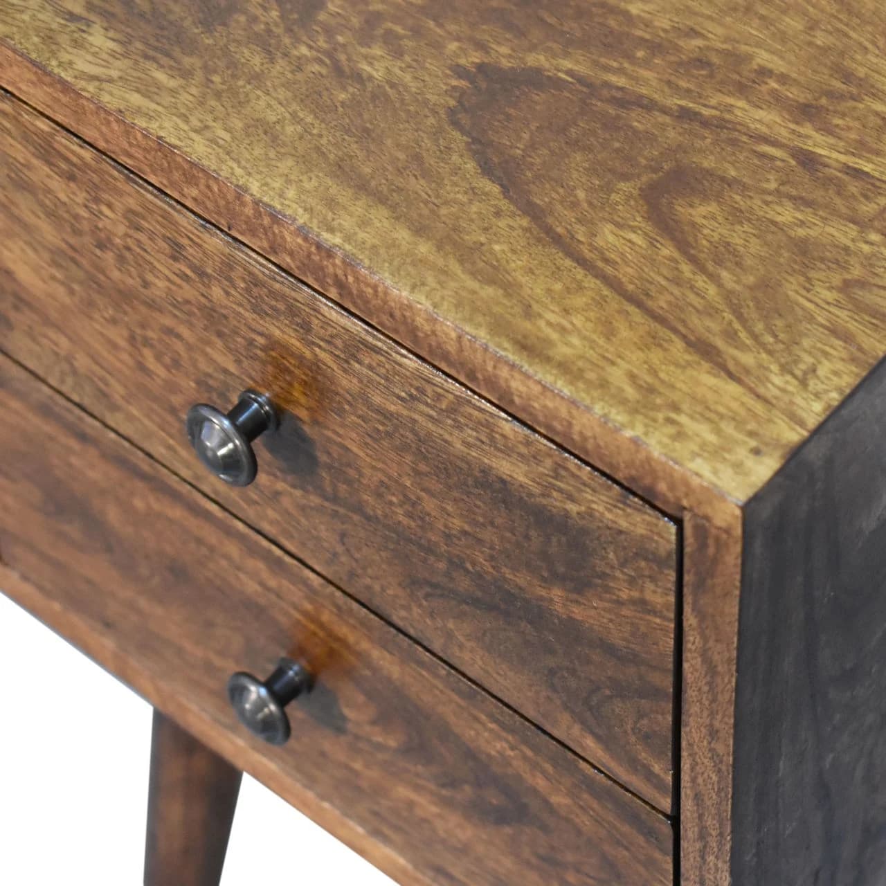 Mini 2 Drawer Chestnut Bedside - Bedside tables, photo 5 of 8