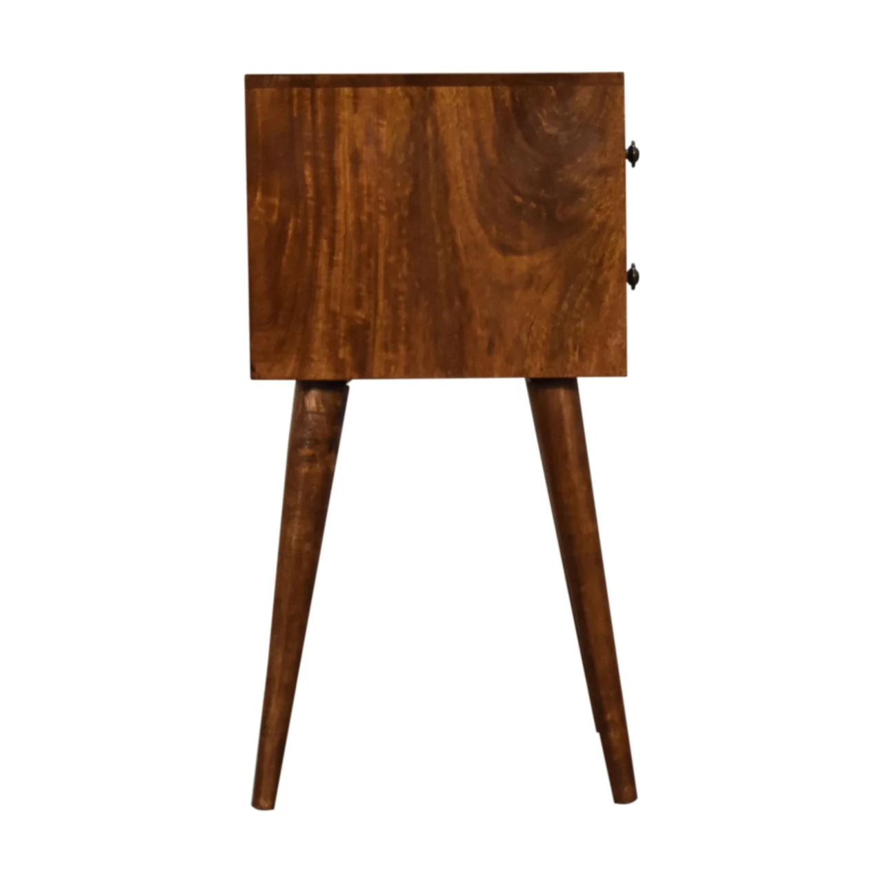 Mini 2 Drawer Chestnut Bedside - Bedside tables, photo 7 of 8
