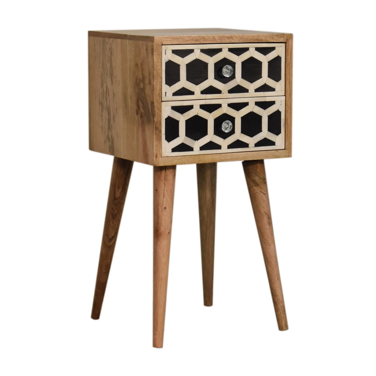 Mini Bone Inlay 2 Drawer Bedside - Bedside tables, photo 4 of 10