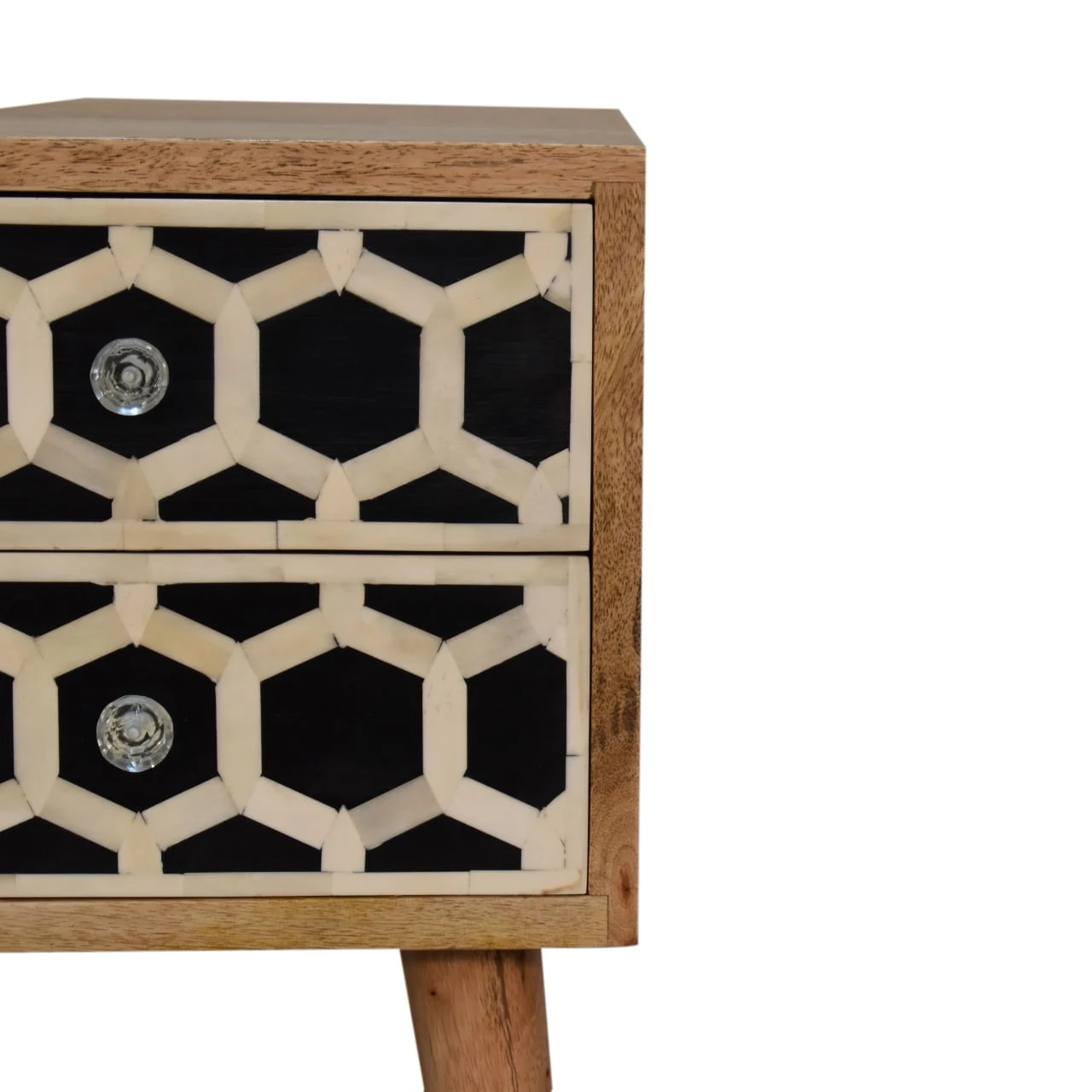 Mini Bone Inlay 2 Drawer Bedside - Bedside tables, photo 5 of 10