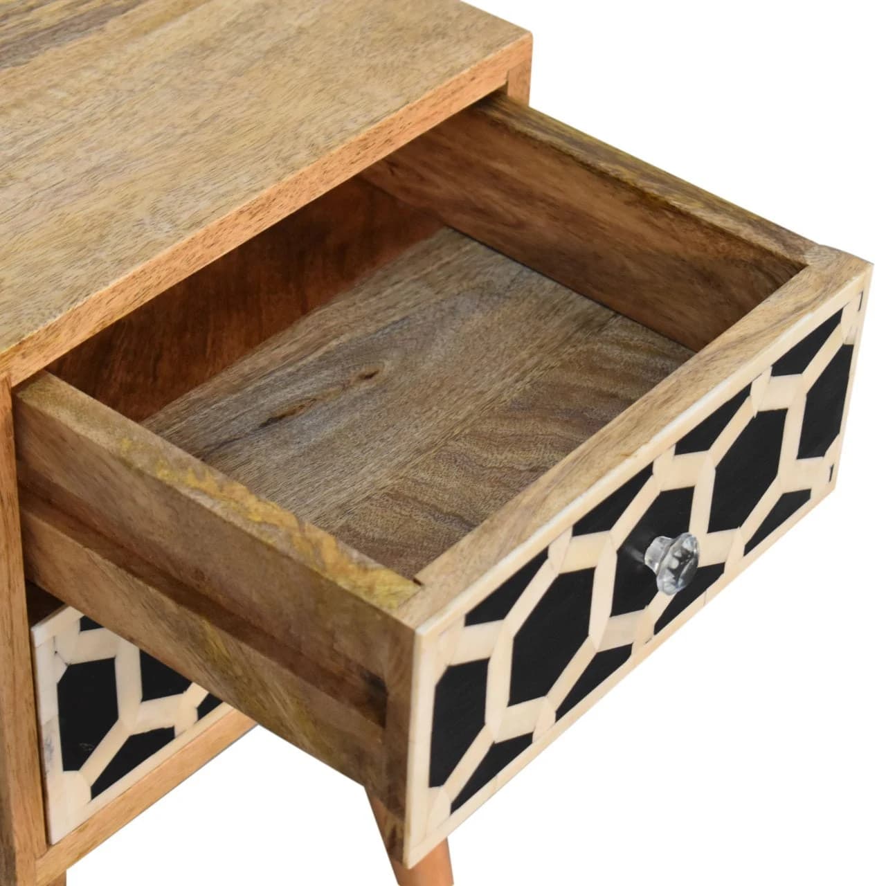 Mini Bone Inlay 2 Drawer Bedside - Bedside tables, photo 7 of 10