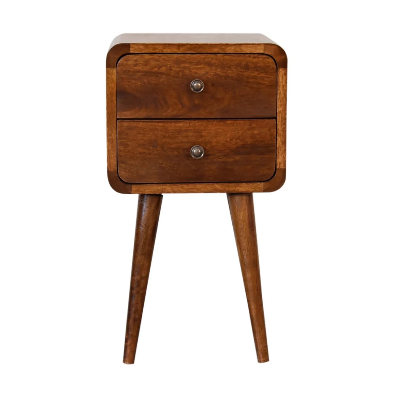 Mini Chestnut Curved Bedside - Bedside tables, photo 2 of 10