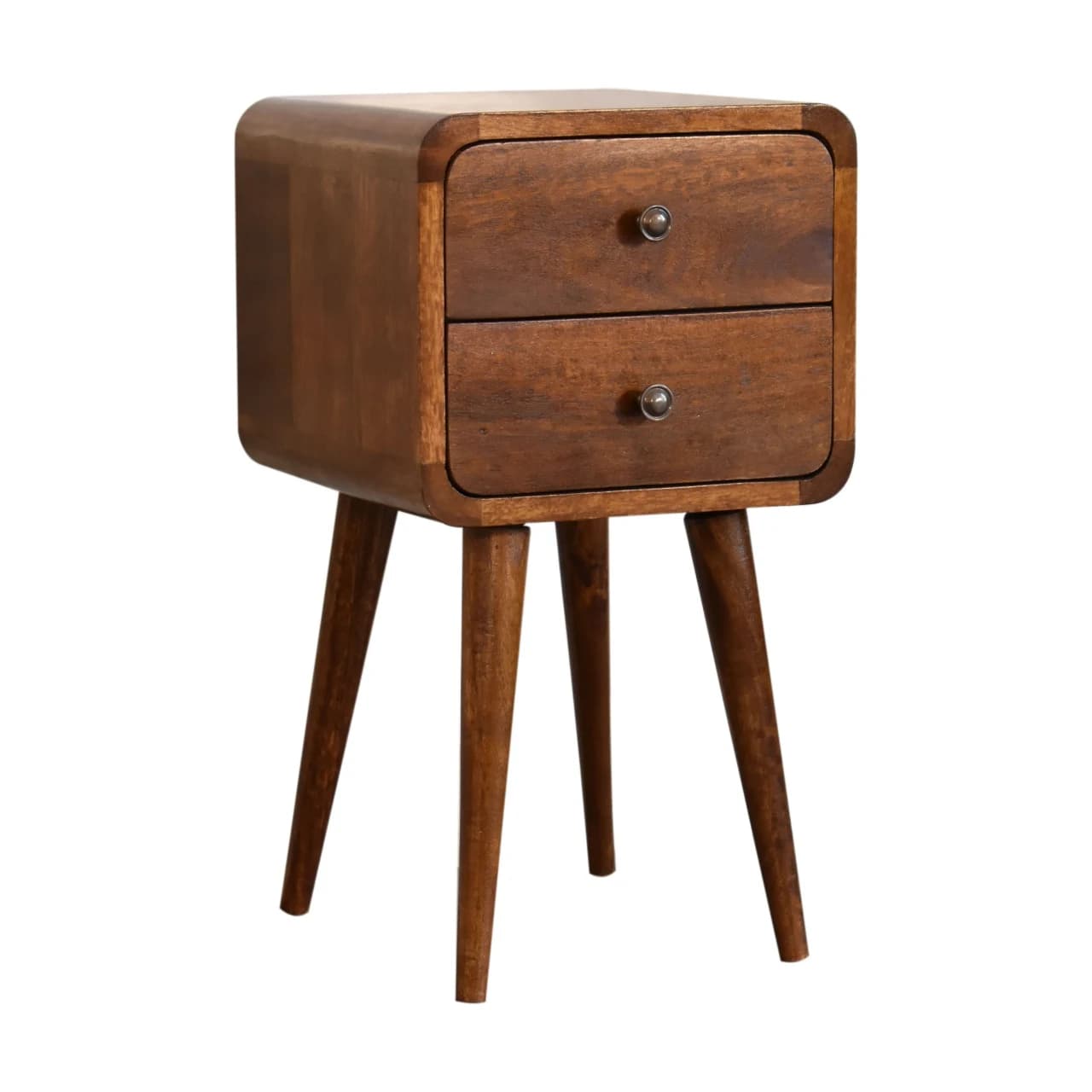 Mini Chestnut Curved Bedside - Bedside tables, photo 4 of 10