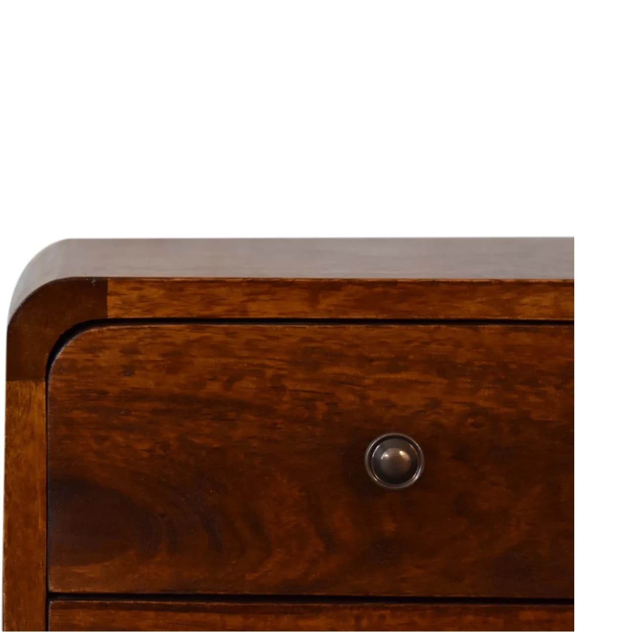 Mini Chestnut Curved Bedside - Bedside tables, photo 5 of 10
