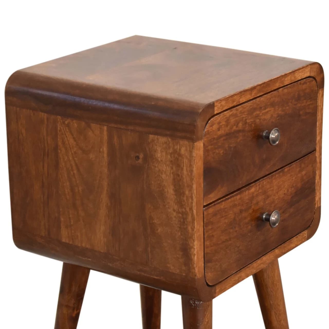 Mini Chestnut Curved Bedside - Bedside tables, photo 7 of 10