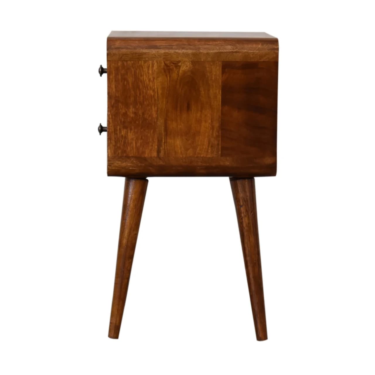 Mini Chestnut Curved Bedside - Bedside tables, photo 10 of 10