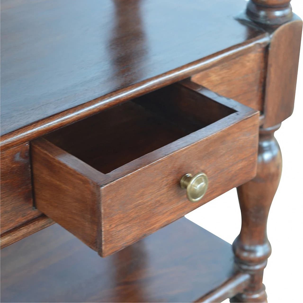 Solid Wood Turned Leg Console Table - Console tables, photo 7 of 8