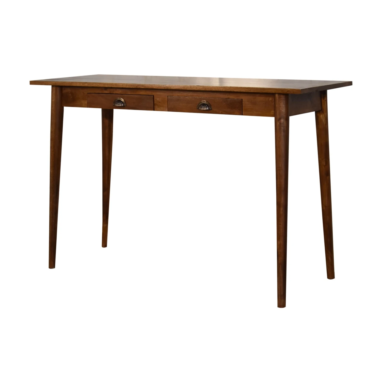 2 Drawer Chestnut Writing Desk - Desks, photo 3 of 9