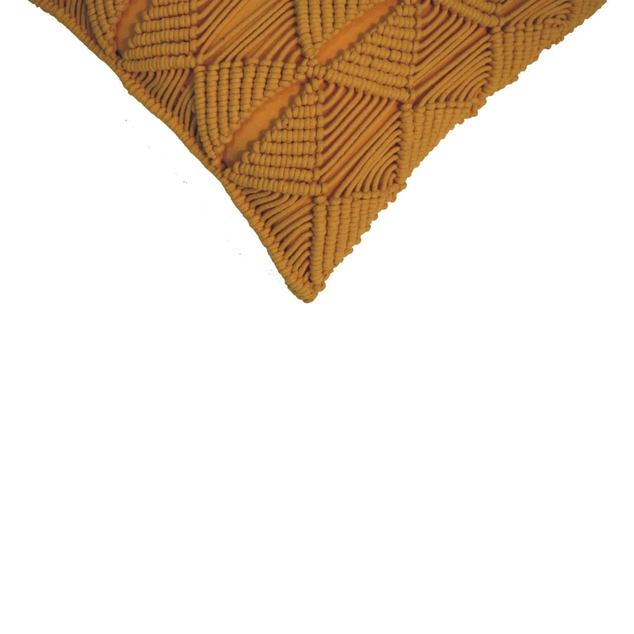 Esmi Cushion Set of 2 - Mustard - Cushions & throws, photo 5 of 7