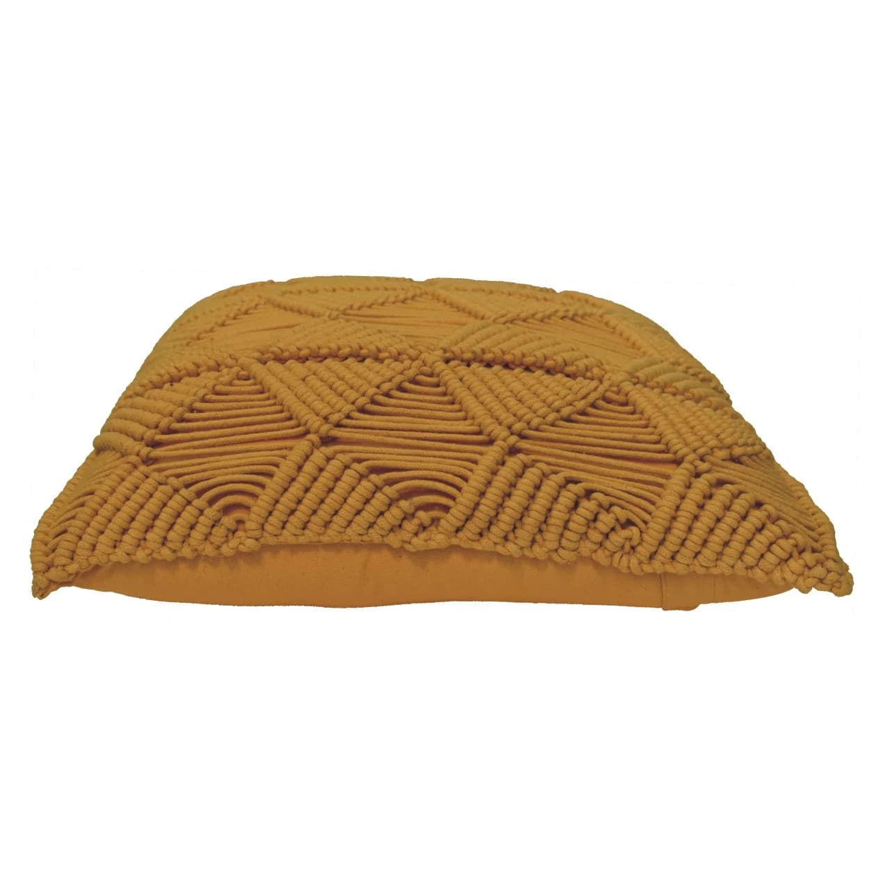 Esmi Cushion Set of 2 - Mustard - Cushions & throws, photo 6 of 7
