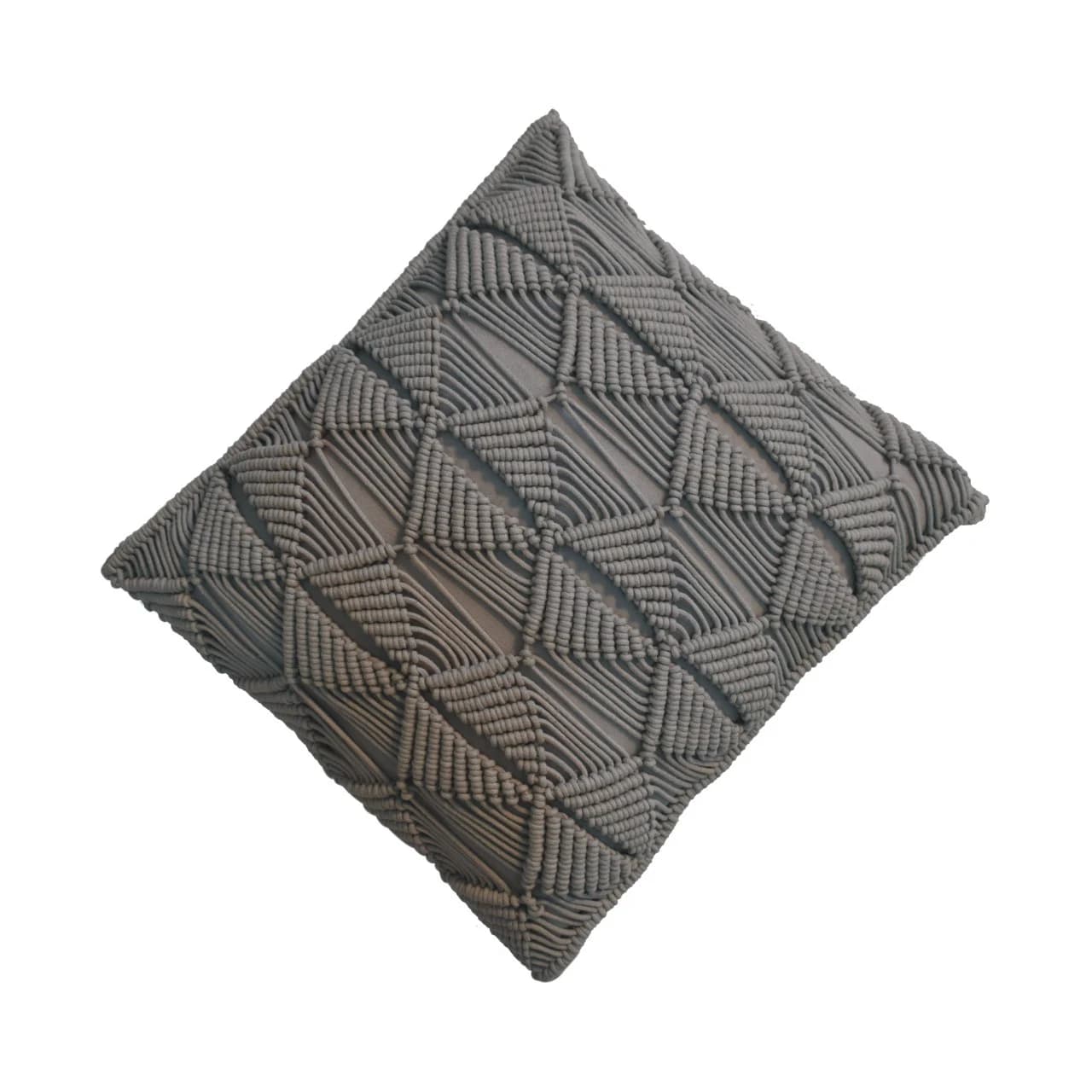 Esmi Cushion Set of 2 - Grey - Cushions & throws, photo 5 of 8