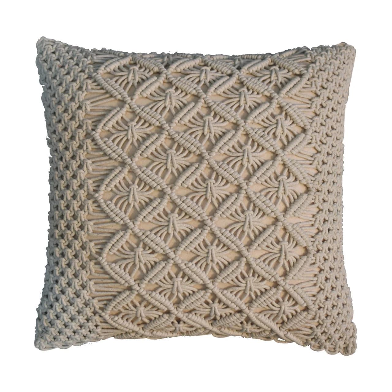 Lira Cushion Set of 2 - Cream - Cushions & throws, photo 3 of 7