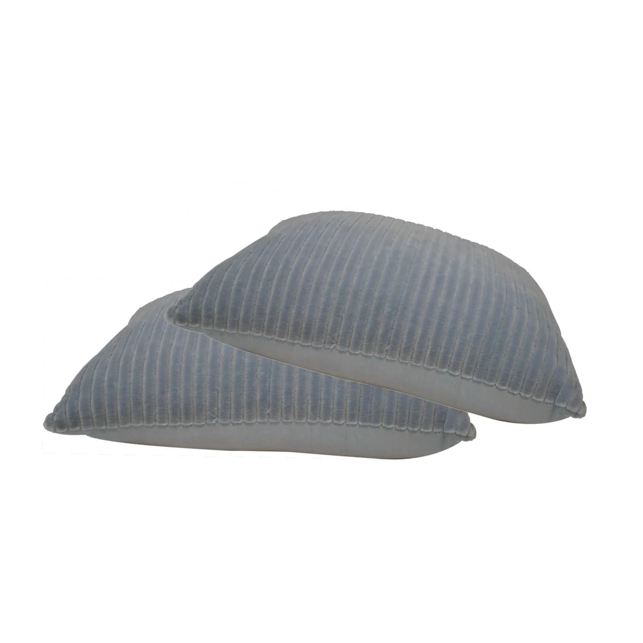 Ribbed Grey Cushion Set of 2 - Cushions & throws, photo 2 of 7