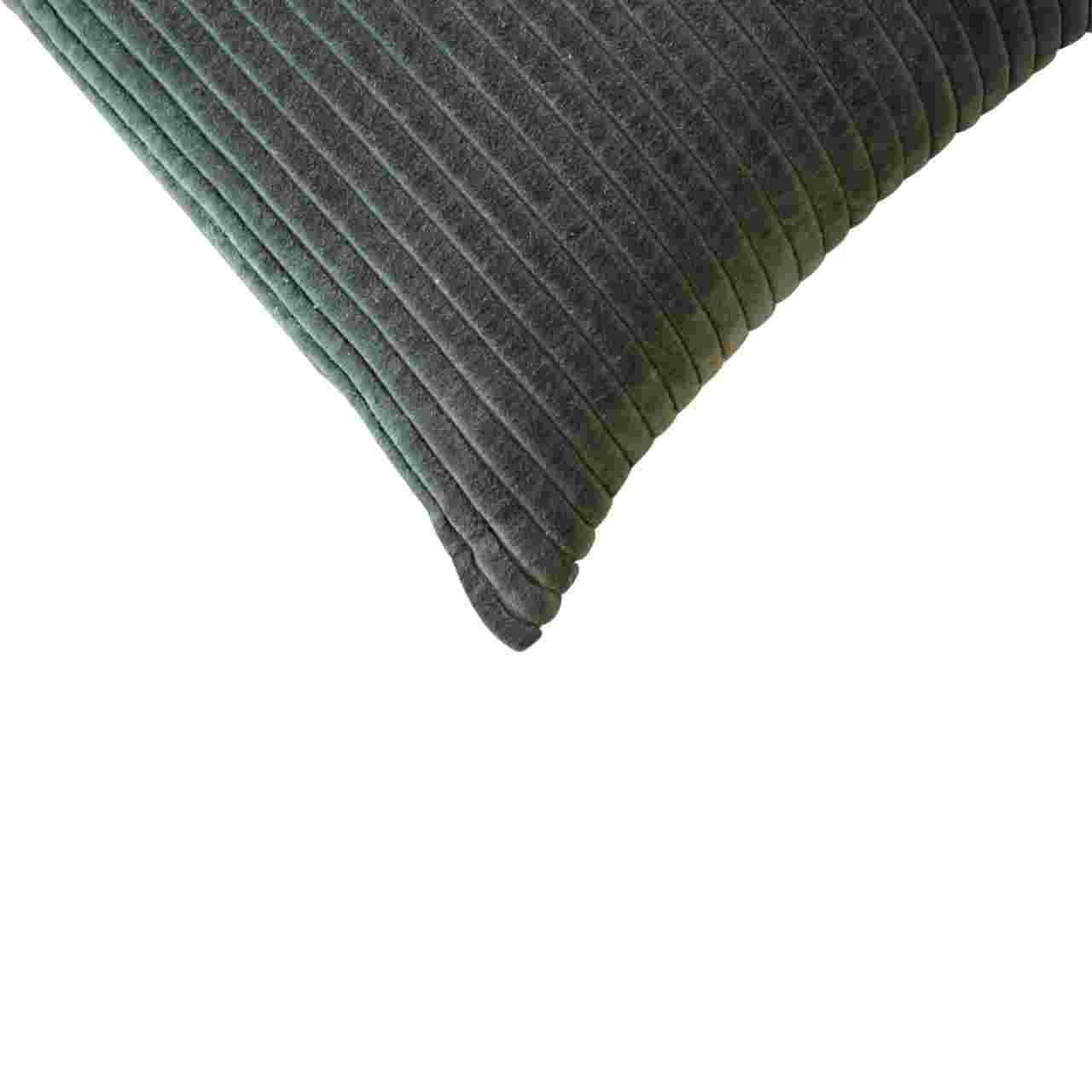 Ribbed Green Cushion Set of 2 - Cushions & throws, photo 5 of 7