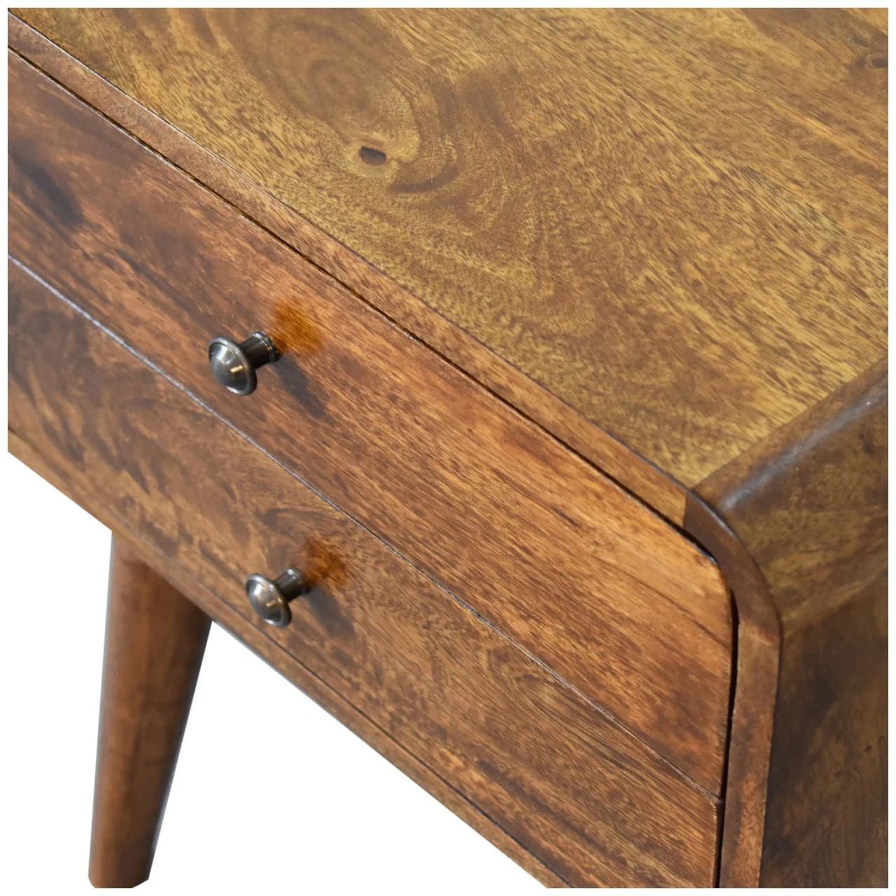 Curved Chestnut Bedside - Bedside tables, photo 6 of 10