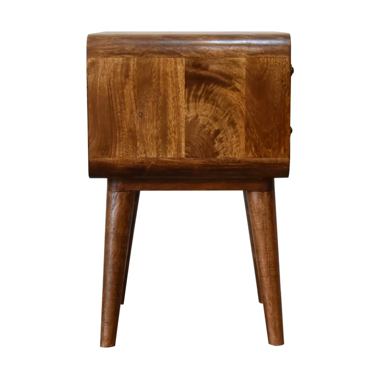 Curved Chestnut Bedside - Bedside tables, photo 2 of 10