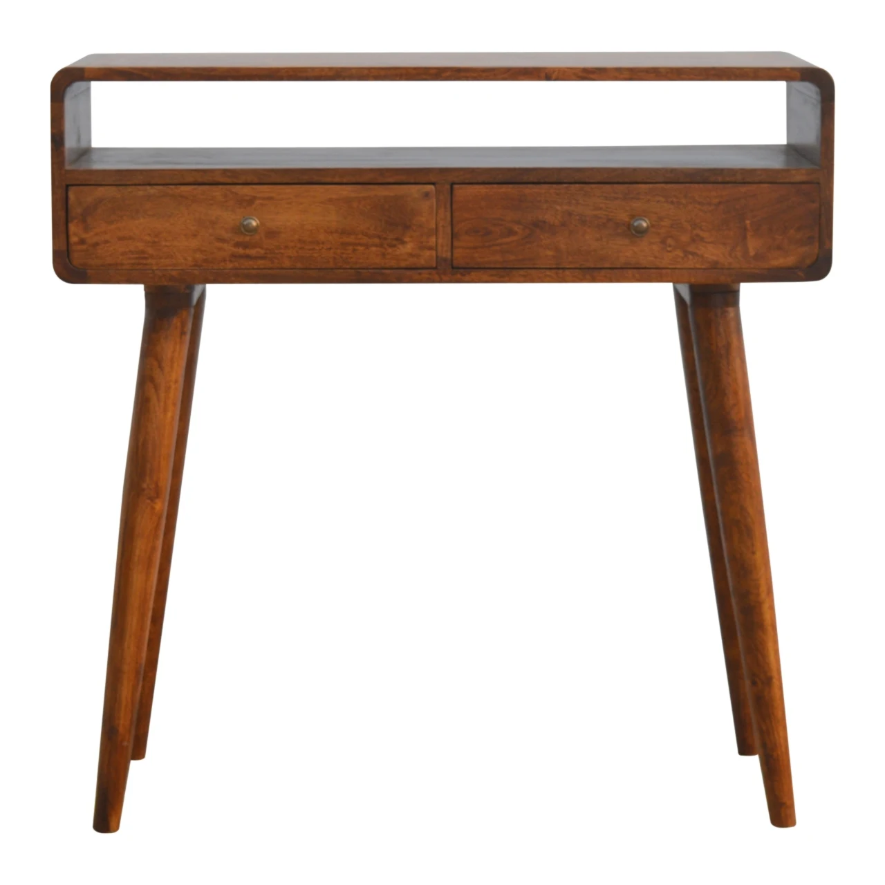 Curved Chestnut Console Table - Console tables, photo 2 of 10