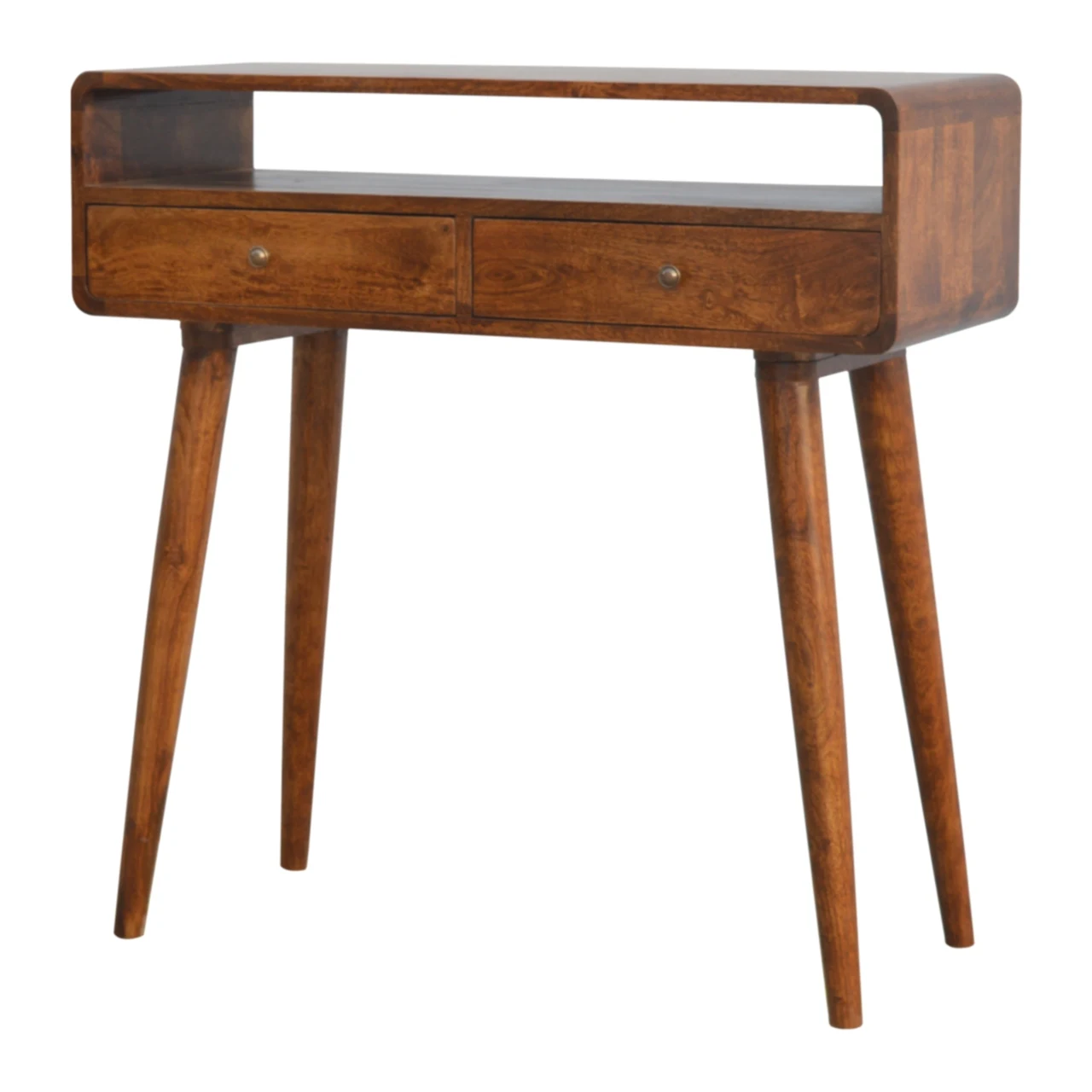 Curved Chestnut Console Table - Console tables, photo 4 of 10