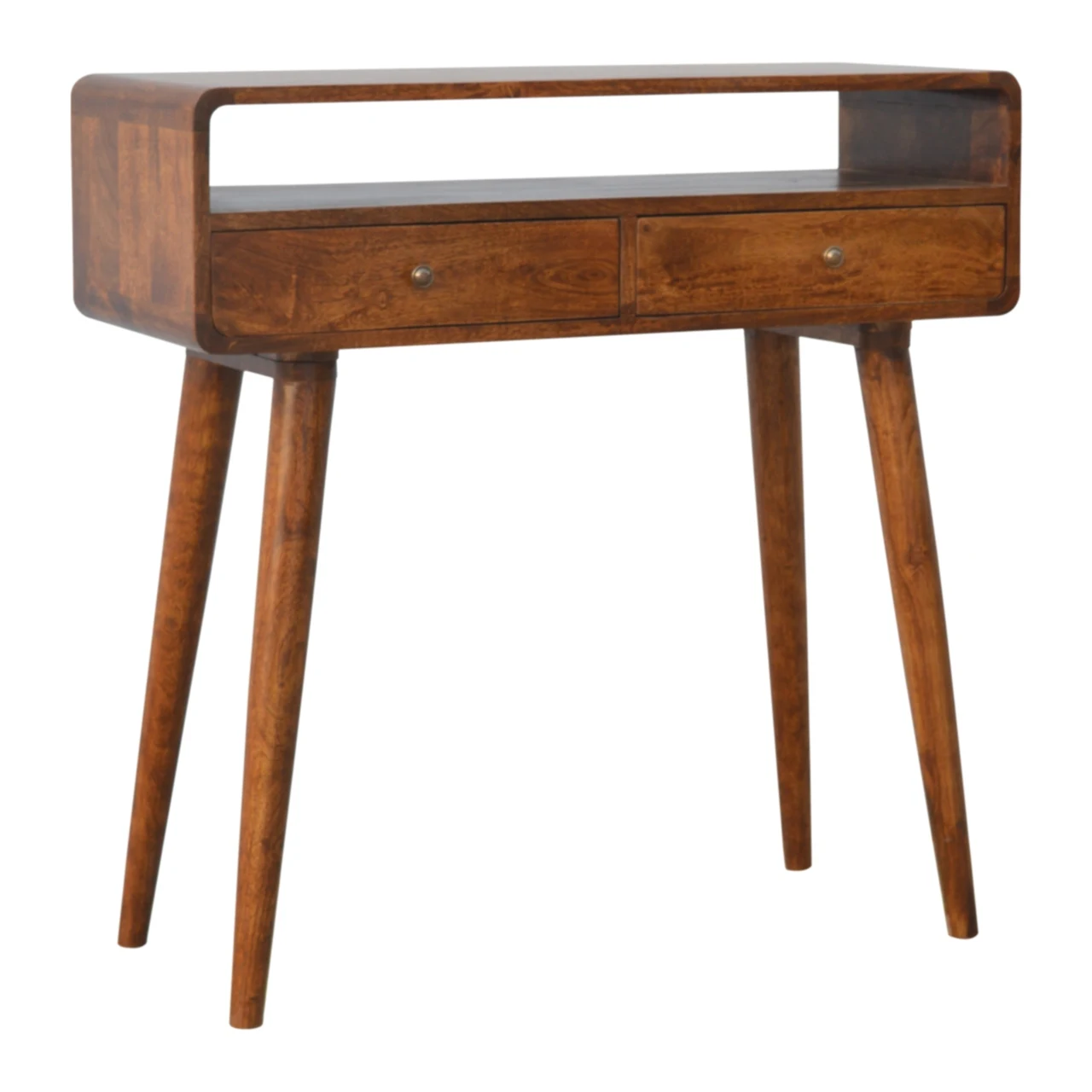 Curved Chestnut Console Table - Console tables, photo 3 of 10