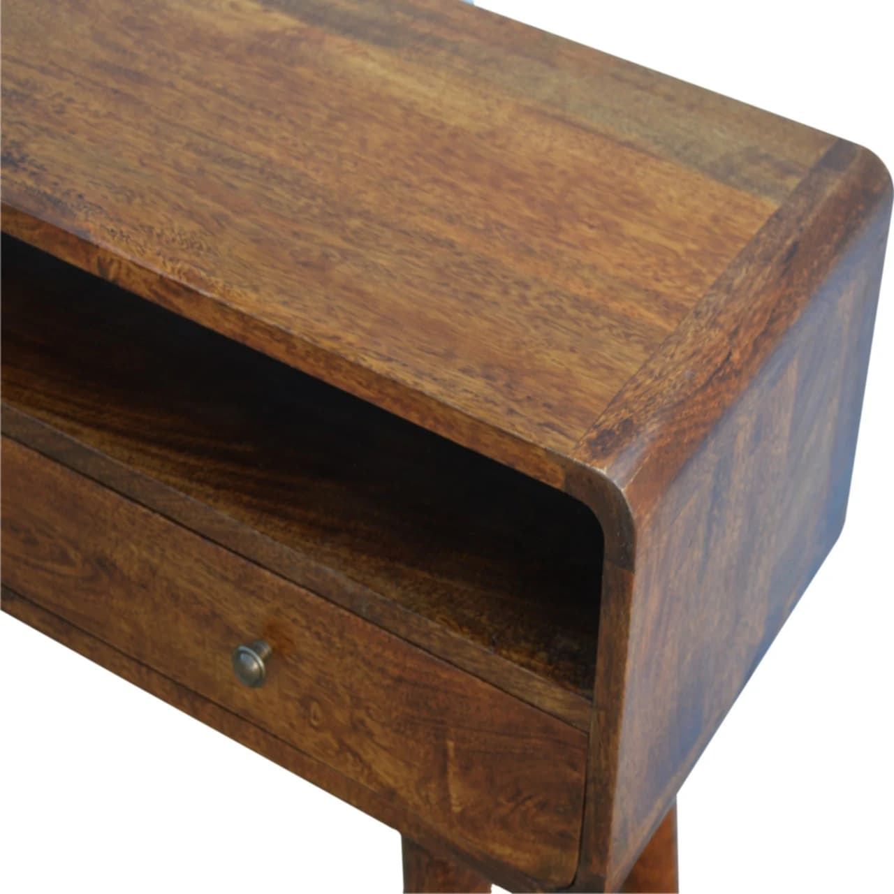 Curved Chestnut Console Table - Console tables, photo 5 of 10